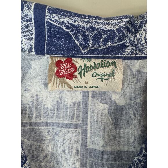 VTG Hilo Hattie Mens Aloha Hawaiian Shirt SZ M AAA Hawaiian Holidays Vacation - Picture 7 of 15